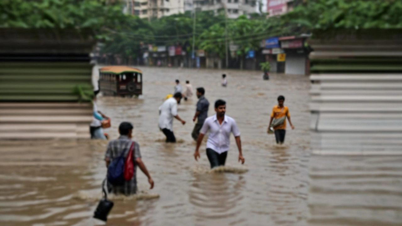 मुंबई में केवल 6 घंटों में 130 मिमी से अधिक बारिश, कई इलाकों में जलभराव