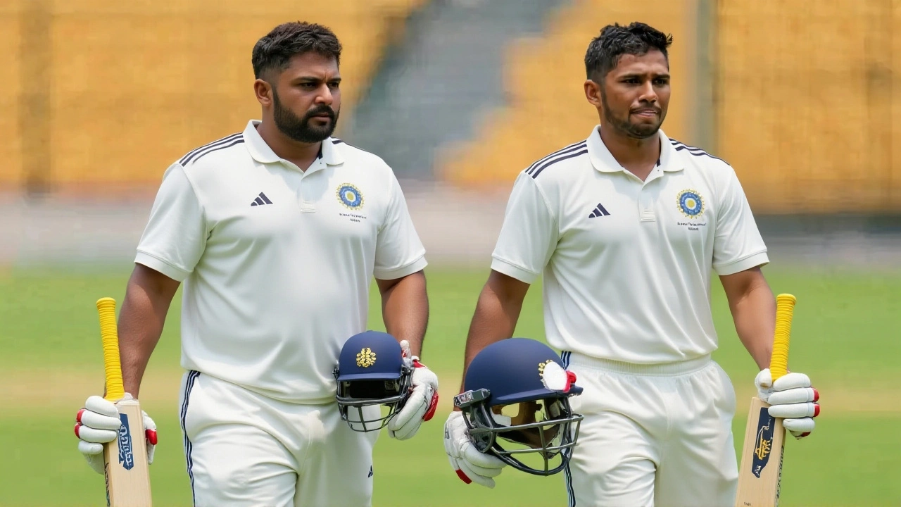BCCI की बड़ी गलती: सरफ़राज खान को भाई मुसheer के रूप में दिखाया रंजि ट्रॉफी स्कोरकार्ड में